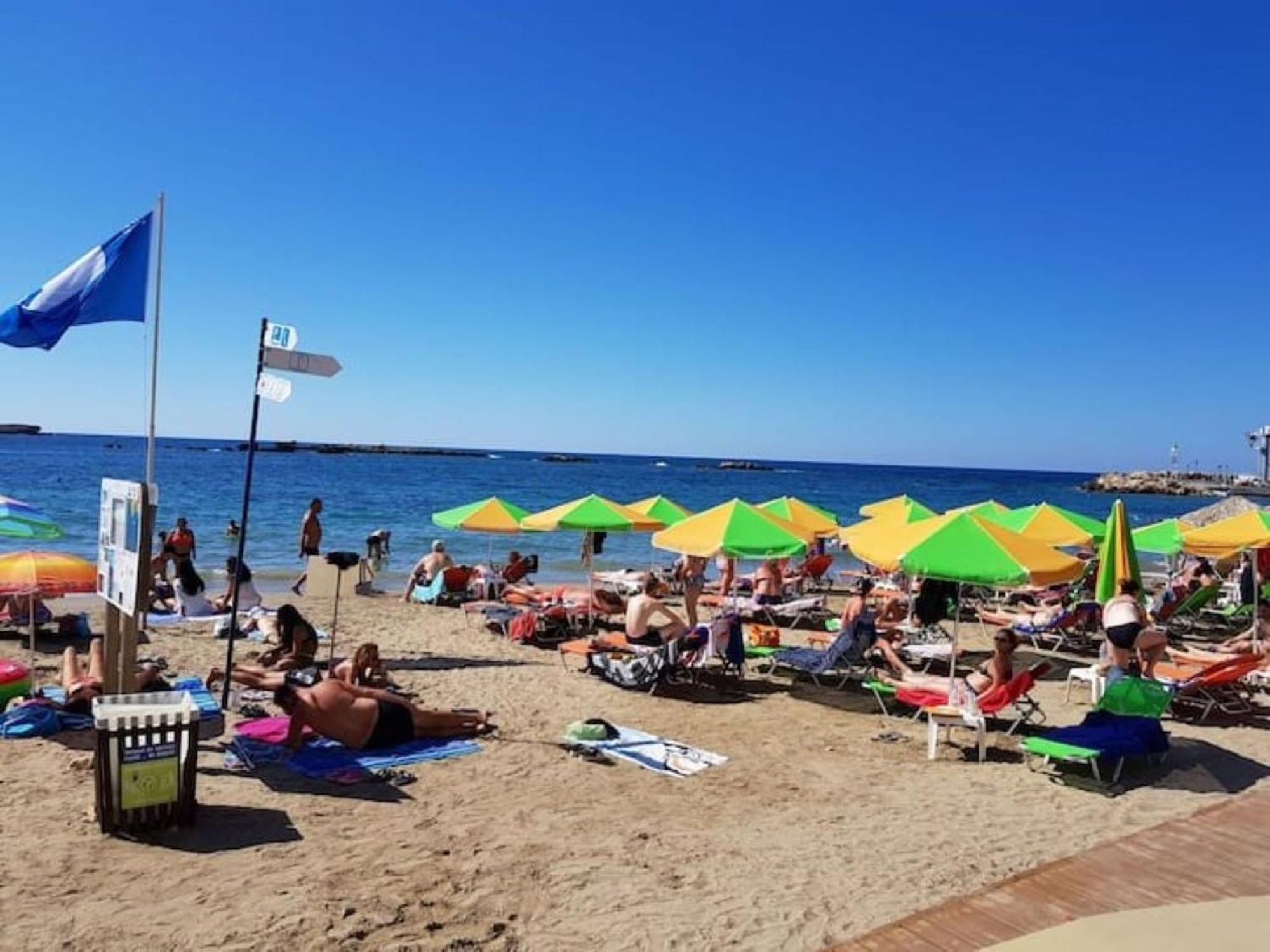 Sun Beach Apartments In Chania 09 11 Bagian luar foto